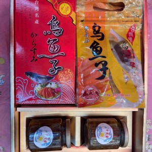 【羽明】一口吃烏魚子干貝醬烏魚子綜合禮盒組