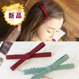 發飾頭飾流行飾品批發 韓國布藝蝴蝶結發夾 原創邊夾劉海夾發卡-淘寶台灣，萬能的淘