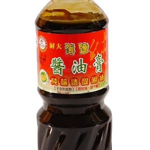 屏大薄鹽醬油膏 -非基因改造黃豆原料製作 (360 公克)/瓶