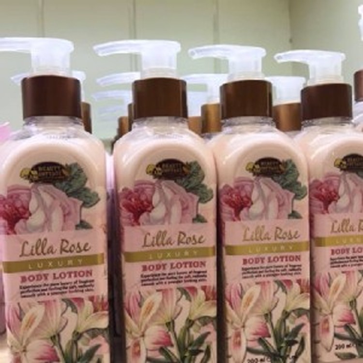 泰國BeautyCottage莉拉玫瑰百合身體乳200ml
