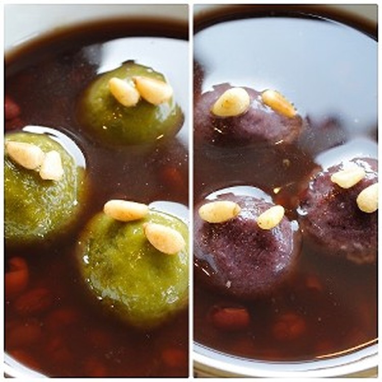 【抹茶紅豆/紫米紅豆綜合口味】元宵湯圓10粒裝*1