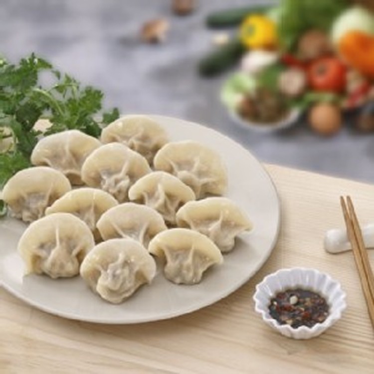 【四海遊龍】香菇瓜仔雞水餃 大包裝(60顆)