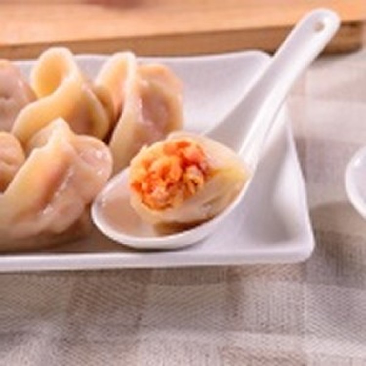 【秝秝飽滿手工水餃】紅蘿蔔豬肉水餃