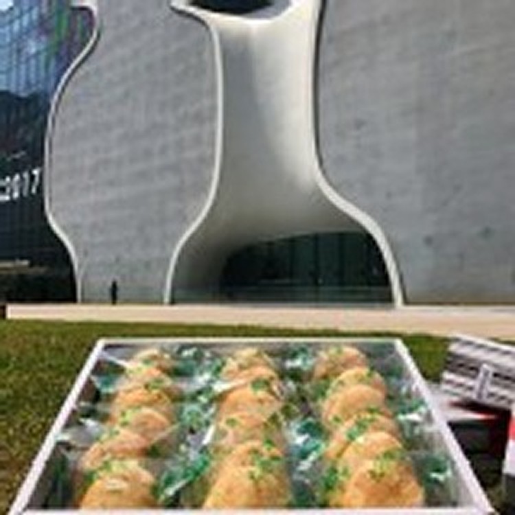 意緣食品行李箱盒18入裝蒜香酥
