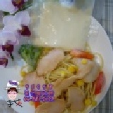 克里昂燻雞義大利麵 (老主顧ㄉ最愛) 特價：$65