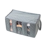 日式環保竹炭衣物收納箱-65L 特價：$98