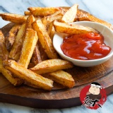 帶皮原塊調味薯條