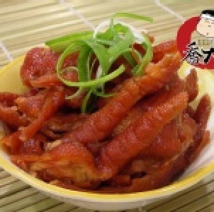 無骨鳳爪 ~豐年祭大回饋(煙燻無骨雞爪凍、微辣)~膠原蛋白系列~美女專用小點~6/30前下單有效 特價：$69
