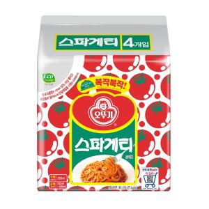 【不倒翁】韓國 Ottogi 不倒翁 番茄 番茄風味義大利麵 150g*4入/袋