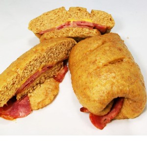 四平手工饅頭_全麥培根起士(單顆)