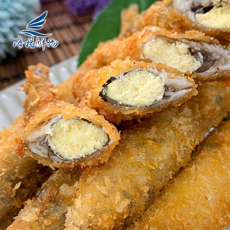 【海揚鮮物】滿滿魚子香酥柳葉魚 (300g/盒)