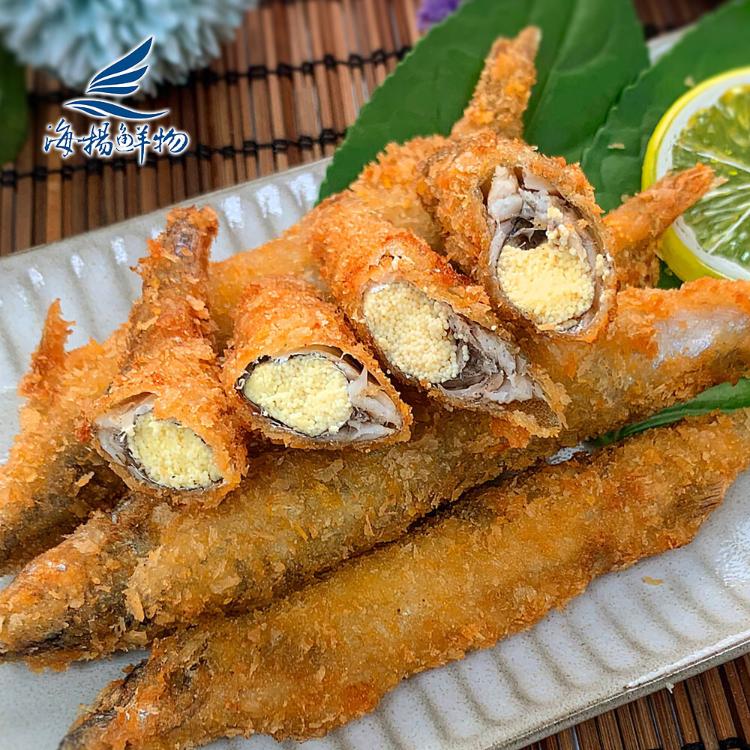 【海揚鮮物】滿滿魚子香酥柳葉魚 (300g/盒)