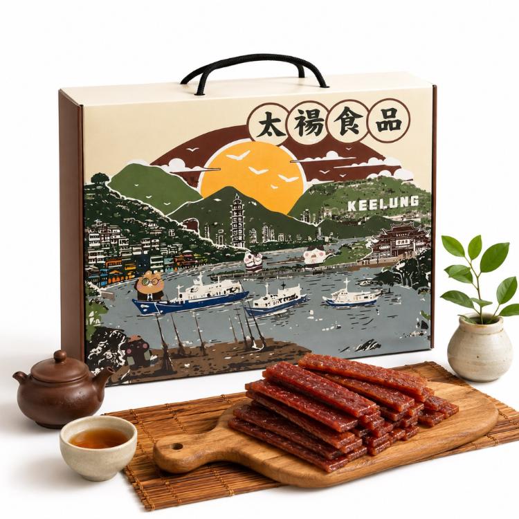 SUNFOOD專利手繪版禮盒 重磅等級 綜合筷子肉乾/綜合水果肉乾/金幣肉乾組