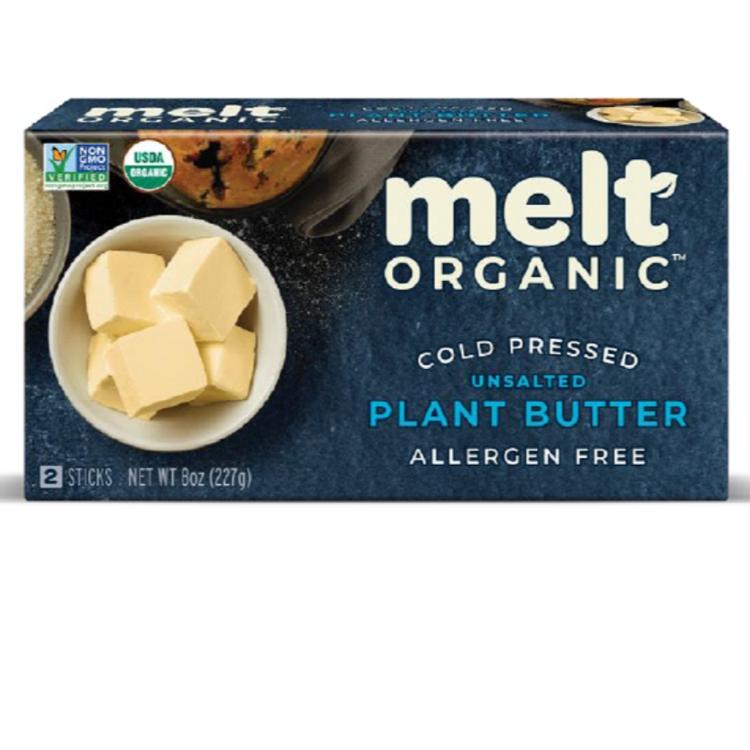 免運!6盒 美國melt有機植物性奶油(無鹽) 限時買1送1無鹽奶油舊包裝 8oz(227g) 4oz*2條裝