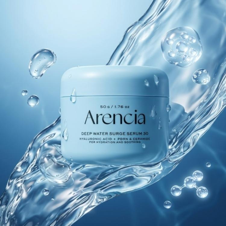 【Arencia】 深層水潤凝膠精華50g 補水 凝膠精華 滋潤修護 保濕 溫和
