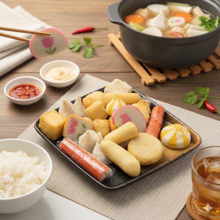 【丸匠屋】嚴選日式綜合火鍋料 魚板 蟳味棒 海膽味包 起司球 黃金魚豆腐 龍蝦味沙拉 魚包蛋