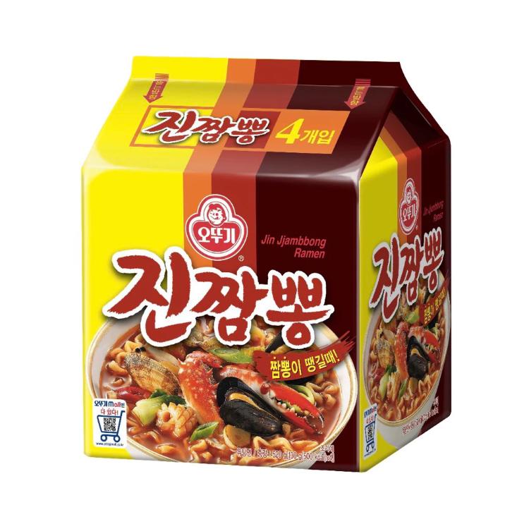 【 不倒翁】韓國 不倒翁 金螃蟹海鮮風味拉麵130g 單包裝/4入裝 Ottogi 效期20261