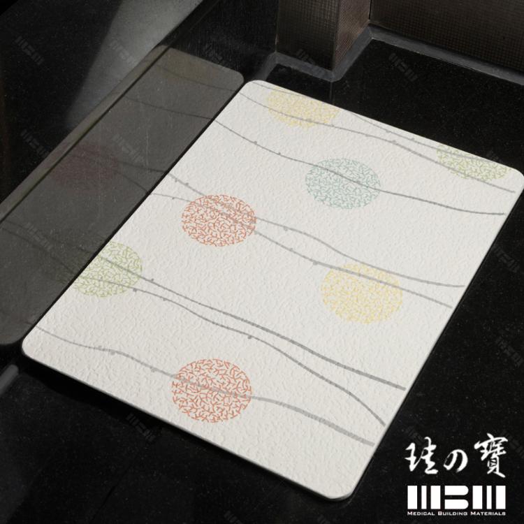 【MBM】台灣製12mm水洗式珪藻土彩繪地墊