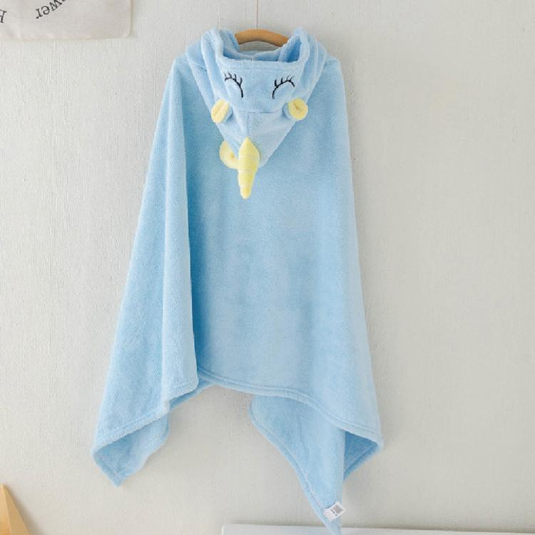 【星紅織品】可愛動物造型珊瑚絨兒童斗蓬浴巾