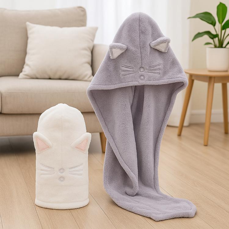 【星紅織品】可愛貓咪造型速乾髮帽