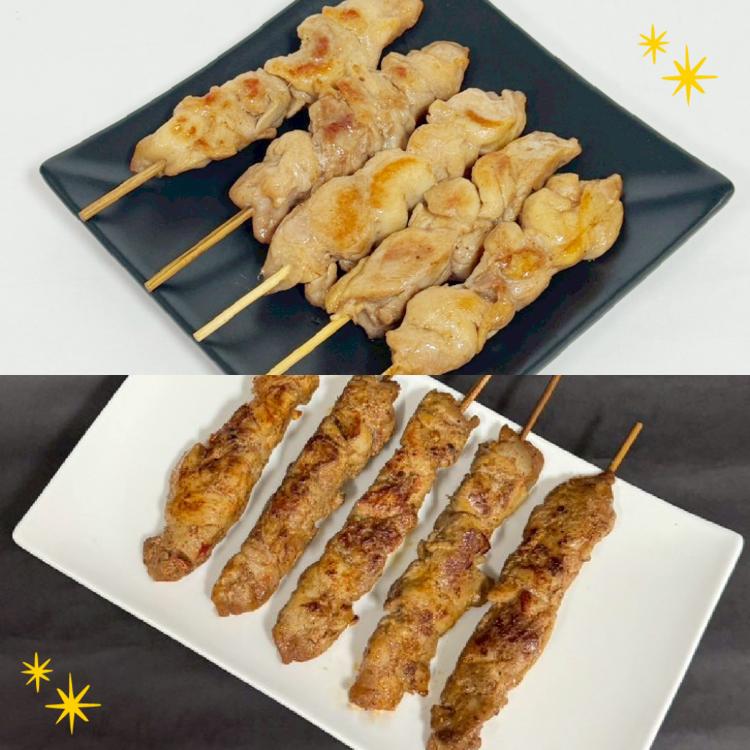 即期良品【料里長】雞腿串串雙拼1+1組(櫻花雞腿串串1包+麻辣鍋雞腿串串1包)