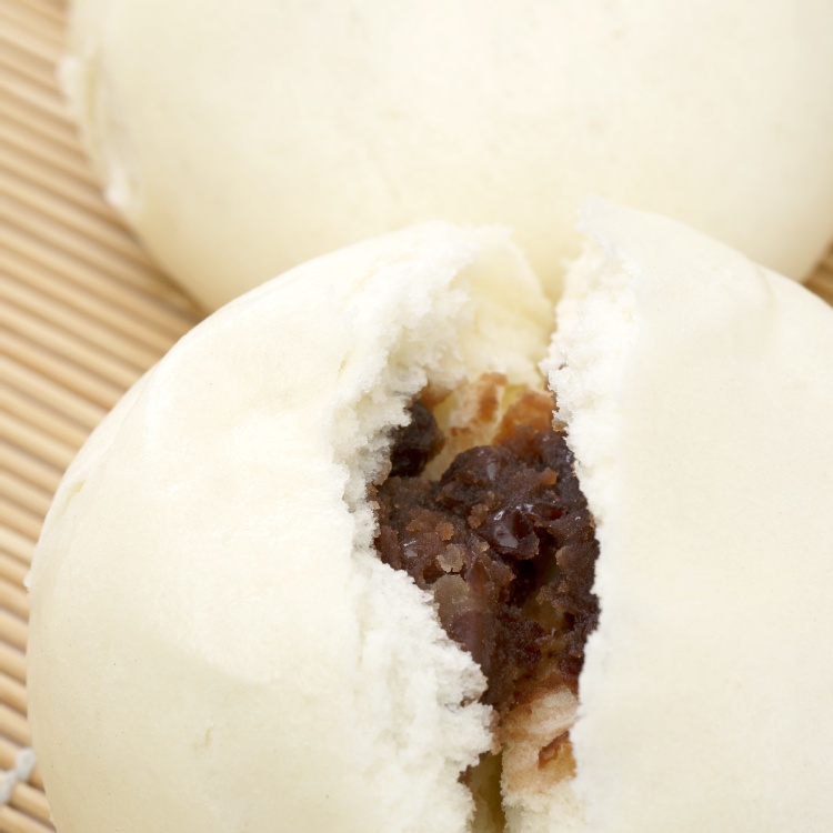 四平手工饅頭_鮮奶紅豆(單顆)