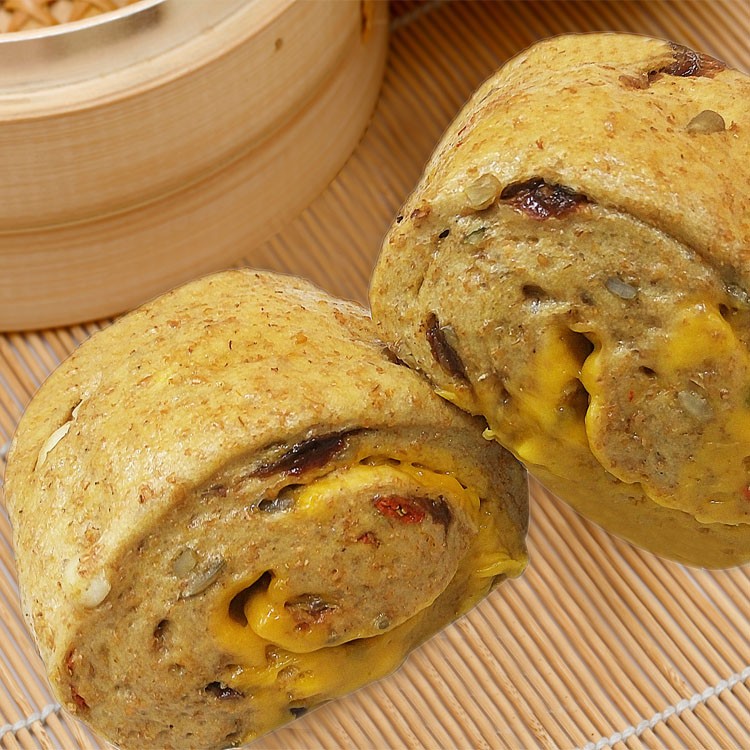 四平手工饅頭-全麥堅果起士堅果-一包5入