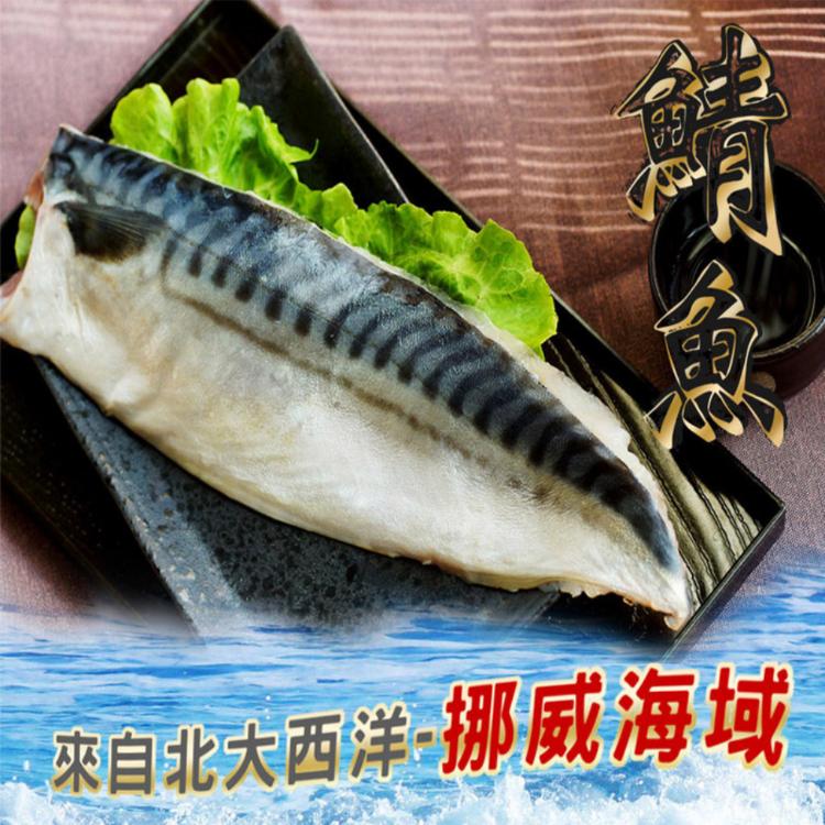 免運!【海之醇】挪威鯖魚片165g 165g(不含紙板重) (60片,每片54.6元)