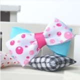 韓版布藝髮飾 (A011)/對