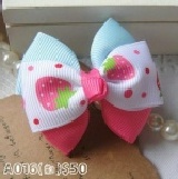 韓版布藝髮飾 (A016)/對