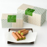 茶寮都路里-抹茶捲心酥21入袋裝(抹茶內餡)