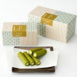 茶寮都路里-抹茶捲心酥21入袋裝(抹茶外餅)