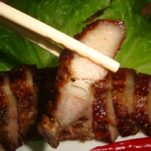 美鵝王 岩燒鹹豬肉