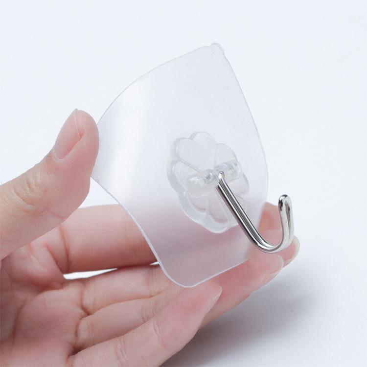 【CityStar】免打孔無痕掛勾透明黏梅花鉤貼 掛勾 掛鉤