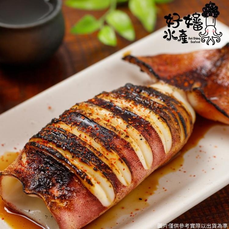 【好嬸水產】進口級SGS安全活凍鮮透抽 買一隻送一隻 🦐350克包裝 團購聖品 包運