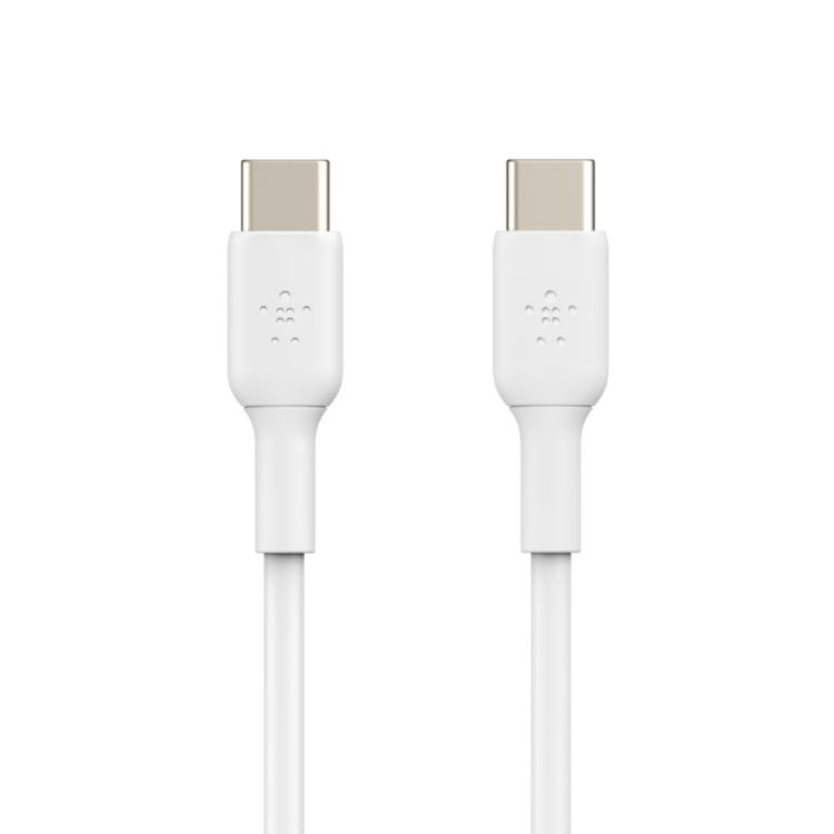 【Belkin】貝爾金USB-C轉USB-C PVC傳輸線暨充電線 2M CAB003bt