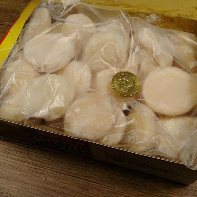 北海道生食干貝規格｜S號 (31～35顆) 重量🔜原裝盒1公斤