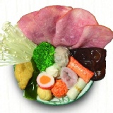 日式柴魚昆布湯底+豚肉鍋物燉+烏龍麵 特價：$69