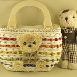 【預購】 小熊款手工編織包 特價：$220