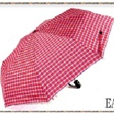 羅密歐與茱麗葉三折一人加大全自動傘【日本嚴選台灣世界第一】 EA9 (時尚經典蘇格蘭條紋系列) 特價：$383