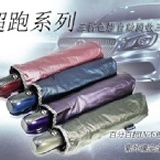 民視新聞報導☆超跑系列三折色膠自動開收三折傘☆握把布邊及傘面充滿賽車風味☆ 豔夏不曬黑100%抗UV 特價：$408