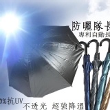 雨傘達人★防曬隊長專利色膠自動長傘★ 特價：$383