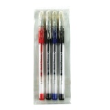 富樂夢0.5中性筆4入 (2黑1藍1紅) 特價：$27