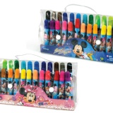 迪士尼米奇、米妮 24色短粗彩色筆 共2款 PS-K282