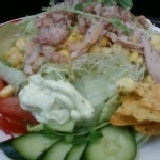 凱薩燻雞沙拉 煙燻雞胸肉+法式凱薩醬