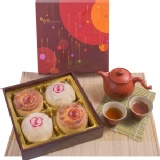 雪花齋中秋限定典藏禮盒(伍仁餅2入+綠豆椪2入)