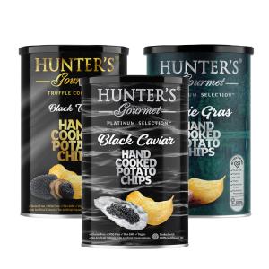 免運!【Hunters Gourmet】6罐 亨特手工洋芋片150g 150g/罐