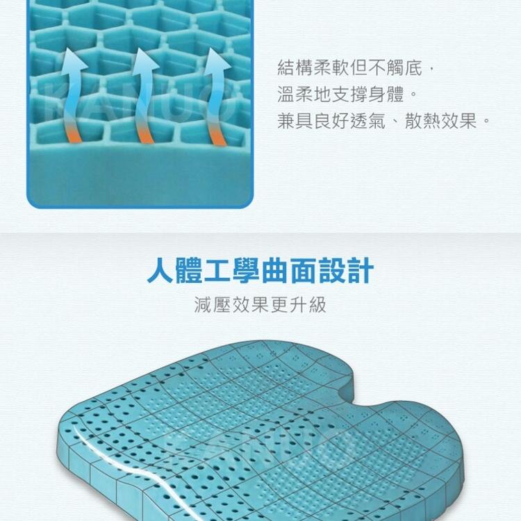 【Goodly顧得力】蝶形果凍凝膠減壓坐墊