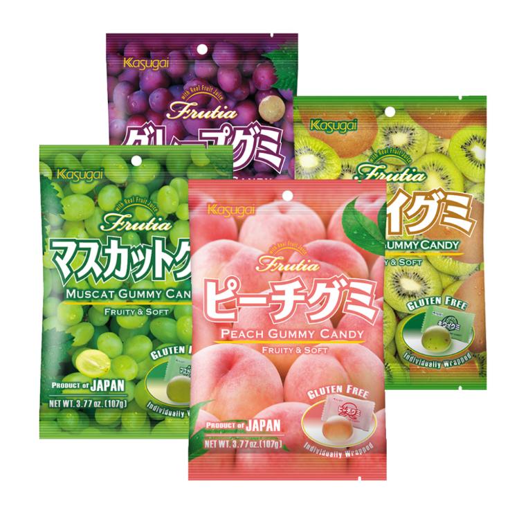 免運!【春日井】果汁軟糖107g 107g (24袋,每袋74元)