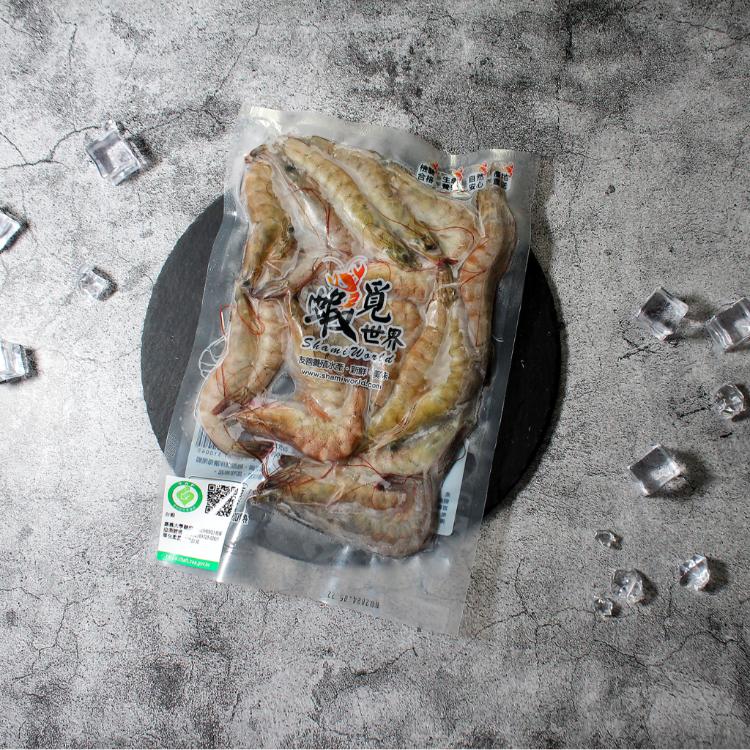 【蝦覓世界】中尾-生鮮白蝦22-25尾,300g